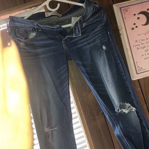 low rise hollister jeans